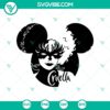 Cruella de Vil inspired Mickey Ears SVG design perfect for Disney movie or Halloween theme, digital download.