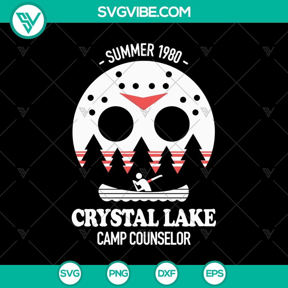 crystal-lake-camp-counselor-svg-jason-voorhees-svg-halloween-svg-horror-svg.jpg Crystal Lake Camp Counselor and Jason Voorhees Halloween Horror SVG for crafting and printing.