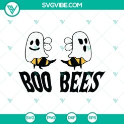 Cute Boo Bees SVG, Halloween SVG, Scary SVG, Oct 31 SVG