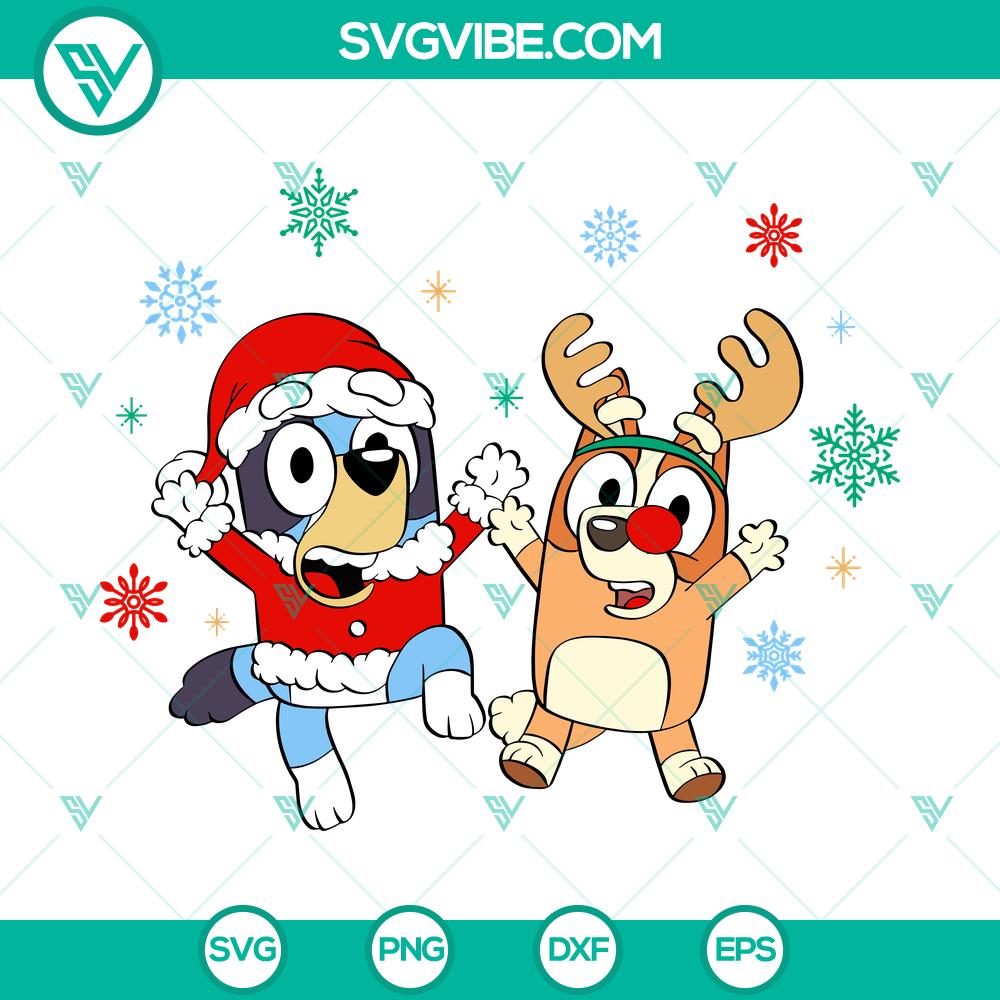 cute-couple-bluey-and-bingo-christmas-svg-dxf-eps-png-files.jpg Bluey and Bingo Christmas SVG DXF EPS PNG files featuring adorable couple design. Ideal for holiday crafts and projects.