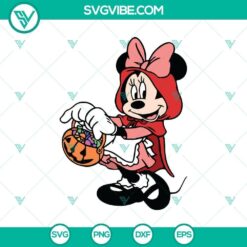 Cute Minnie Cinderella SVG, Disney Halloween SVG, Mickey And Minnie SVG