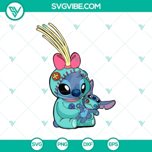 Adorable stitch SVG with teddy and scary elements for crafts and digital design projects. Perfect for Halloween themes.