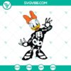 Daisy Duck Skeleton SVG and Halloween costume design with a touch of humor, perfect for Funny Halloween SVG projects.