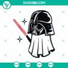 Darth Vader Ghost SVG for Star Wars Halloween, featuring a humorous design perfect for Darth Vader fans.