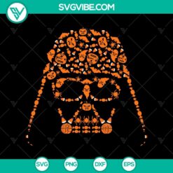 Darth Vader Halloween Star Wars SVG perfect for Halloween crafting, featuring a spooky Star Wars theme. Great for costumes!