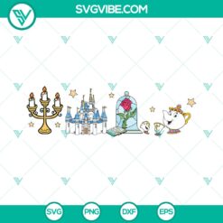 Disney Beauty and the Beast Castle SVG | Princess Fairy Tale Cut Files
