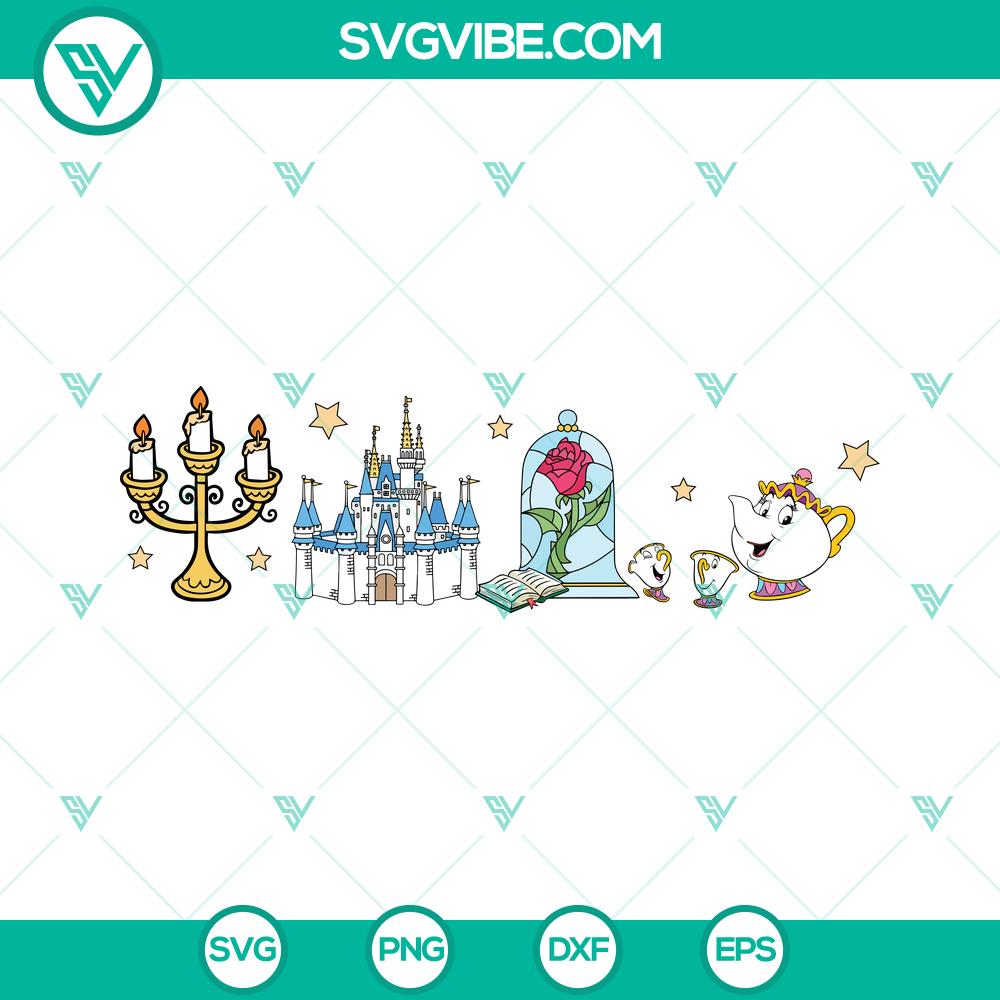 Disney Beauty and the Beast Castle SVG | Princess Fairy Tale Cut Files Disney Beauty and the Beast Castle SVG | Princess Fairy Tale Cut Files