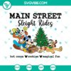 Disney Christmas Main Street Sleigh Rides SVG | Magical Holiday Cut Files 2