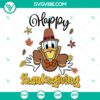 Disney Donald Duck Happy Thanksgiving SVG | Fall Celebration Cut Files 3