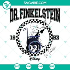 Disney Dr. Finkelstein Nightmare Before Christmas SVG | Spooky Scientist Cut Files
