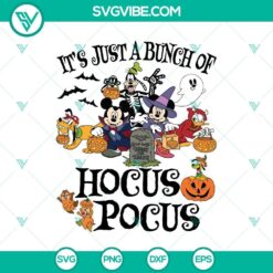 Disney Halloween Hocus Pocus SVG DXF EPS PNG Cut Files for Cricut & Silhouette. Spooky Halloween designs with witches and pumpkins.