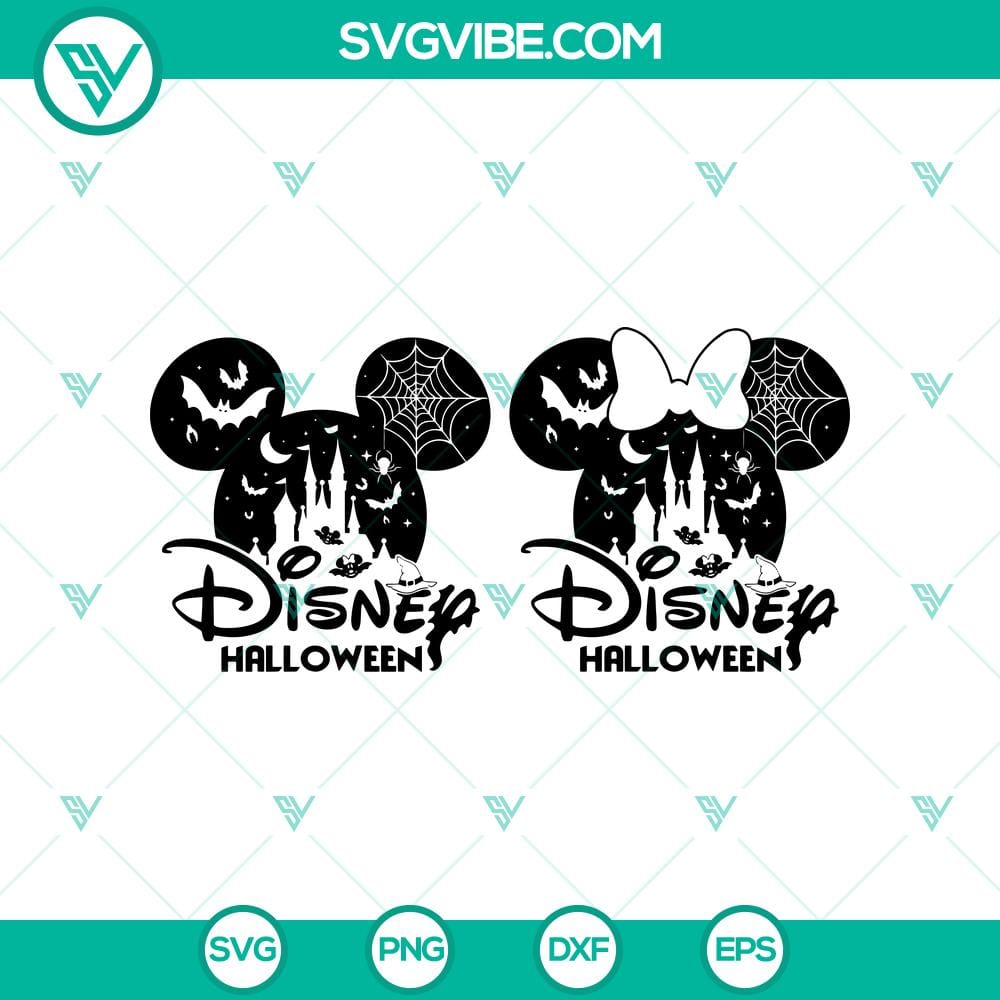 disney-halloween-svg-disney-mouse-svg-mickey-and-minnie-halloween-svg.jpg Disney Halloween SVG featuring Mickey and Minnie Mouse in spooky costumes. Perfect for festive crafting projects.