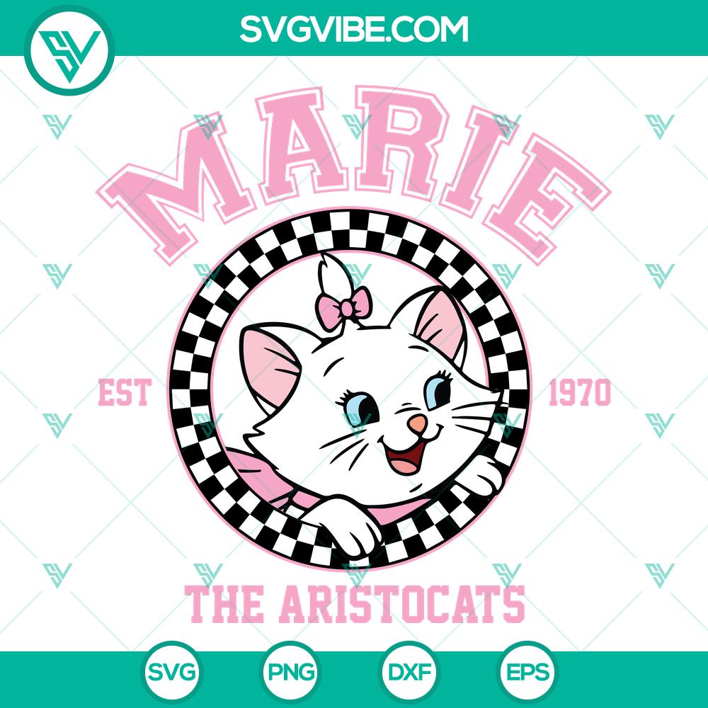 Disney Marie The Aristocats 1970 SVG | Cute Princess Cat Cut Files Disney Marie The Aristocats 1970 SVG | Cute Princess Cat Cut Files