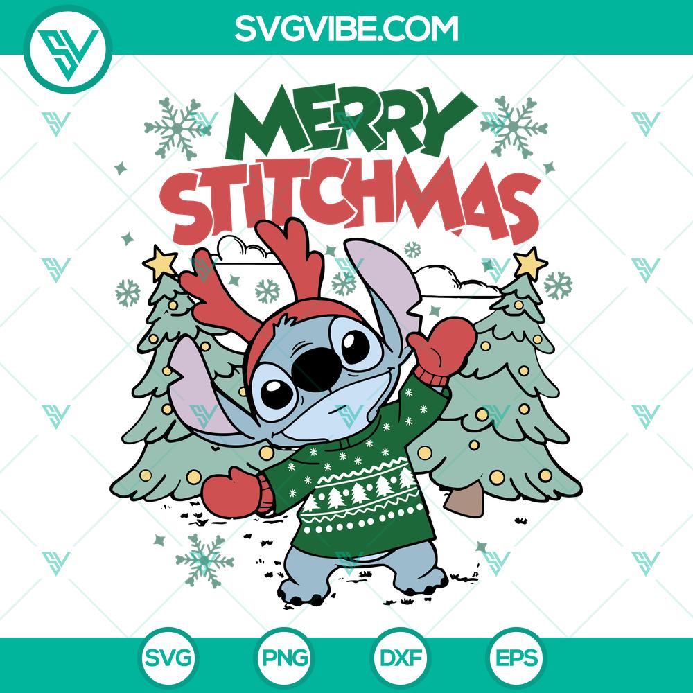 Disney Merry Stitchmas SVG | Cute Stitch Christmas Cut Files Disney Merry Stitchmas SVG | Cute Stitch Christmas Cut Files