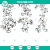 Disney Mickey Friends Christmas Lights SVG Bundle | Holiday Cut Files 3