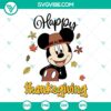 Disney Mickey Mouse Happy Thanksgiving SVG | Family Thanksgiving Cut Files 3