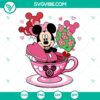 Disney Mickey Valentine Balloon Tea Cup SVG | Cute Love Cut Files 2