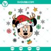 Disney Minnie Mouse Merry Christmas SVG | Sweet Holiday Cut Files 3