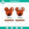 Disney Mouse Happy Halloween SVG featuring Mickey and Minnie in a festive Halloween design, perfect for crafting projects.