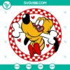 Disney Pluto Dog Checkered Valentine SVG | Puppy Love Cut Files 2