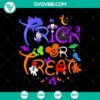 Disney Trick Or Treat, Halloween, and Spooky SVG with Disney character silhouettes, perfect for festive crafting projects.