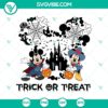 Disney Trick Or Treat SVG featuring Disney Mouse and Halloween elements perfect for DIY Halloween projects.