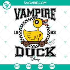 Disney Vampire Duck Nightmare Before Christmas SVG | Spooky Disney Cut Files