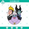 Disney Villains Layered SVG design for Halloween with a scary and horror theme.