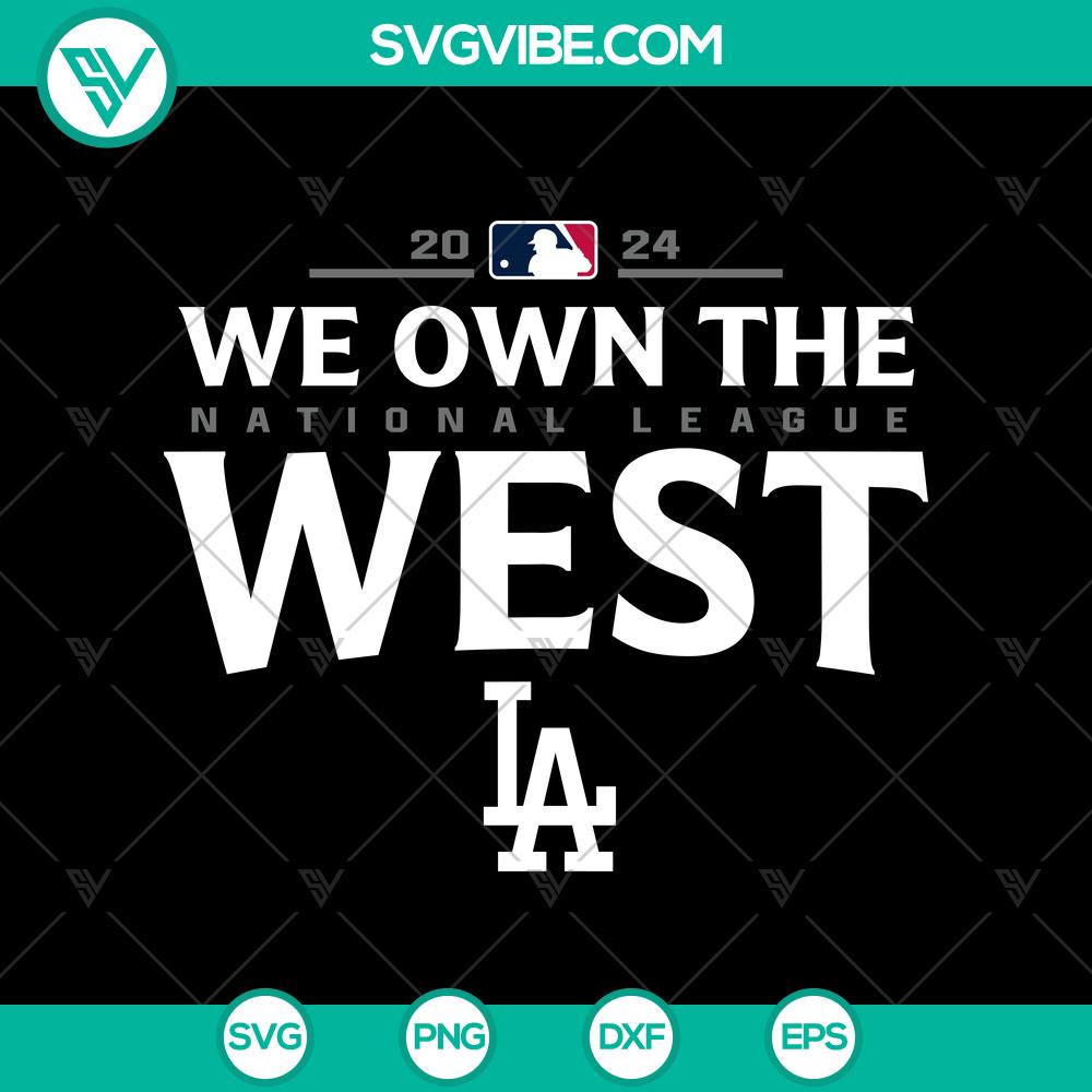 dodgers-2024-we-own-the-west-svg-los-angeles-dodgers-2024-svg.jpg Dodgers 2024 We Own The West SVG featuring Los Angeles Dodgers logo and text, ideal for baseball fans and sports enthusiasts.