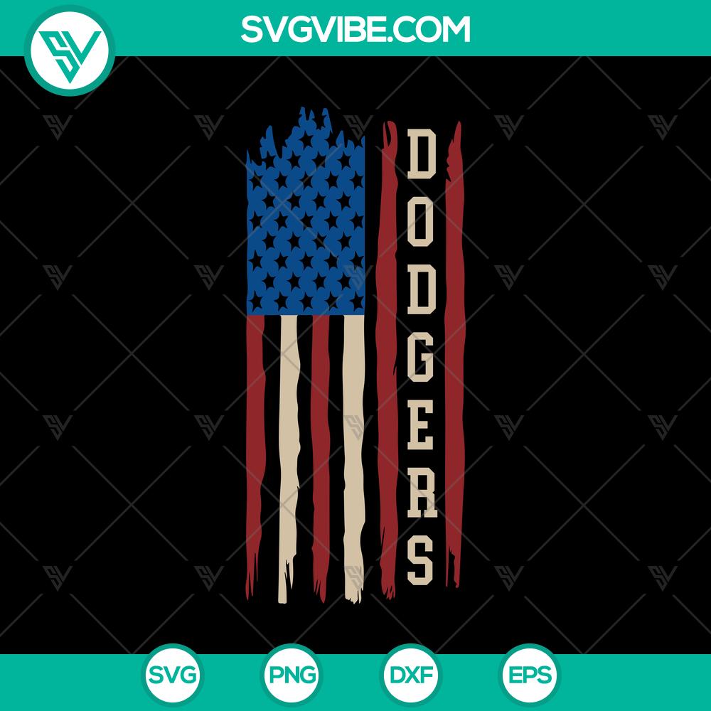 dodgers-american-flag-svg-la-dodgers-baseball-american-flag-svg.jpg LA Dodgers American Flag SVG design, perfect for baseball fans. Dodgers themed American flag with patriotic colors.