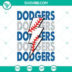 Dodgers baseball team logo in SVG and PNG format.