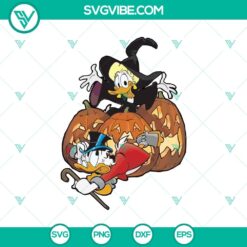 Disney Donald Duck Halloween-themed SVG design for Walt Disney fans.