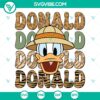 Donald Safari Disney Animals Kingdom SVG featuring cute animal silhouettes for crafting. Perfect Animals Kingdom Cut Files for Disney fans.