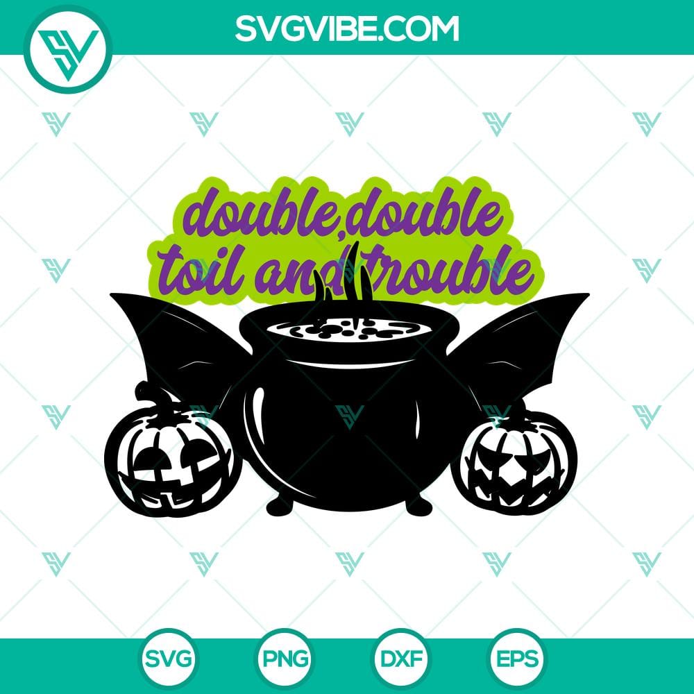 double-double-toil-and-trouble-svg-poison-svg-pumpkin-halloween-svg.jpg Double Double Toil And Trouble SVG with Poison and Pumpkin design for Halloween decorations, perfect for crafting projects.