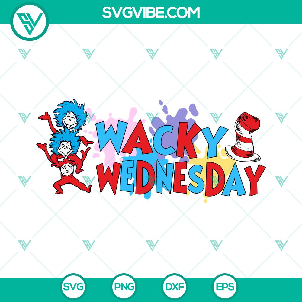 Dr Seuss Thing 1 Thing 2 SVG | Wacky Wednesday Cut Files Dr Seuss Thing 1 Thing 2 SVG for Wacky Wednesday Cut Files - Fun and whimsical Dr Seuss themed design perfect for crafting projects.