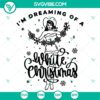 White Christmas digital design file for crafting, featuring SVG, DXF, EPS, and PNG formats. Great for holiday projects.