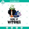 Halloween SVG design featuring a "Drink Up Witches" and "Poison" typography for digital crafting projects.