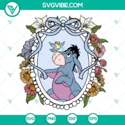 Eeyore Mirror Bow SVG | Disney Winnie the Pooh Cut Files