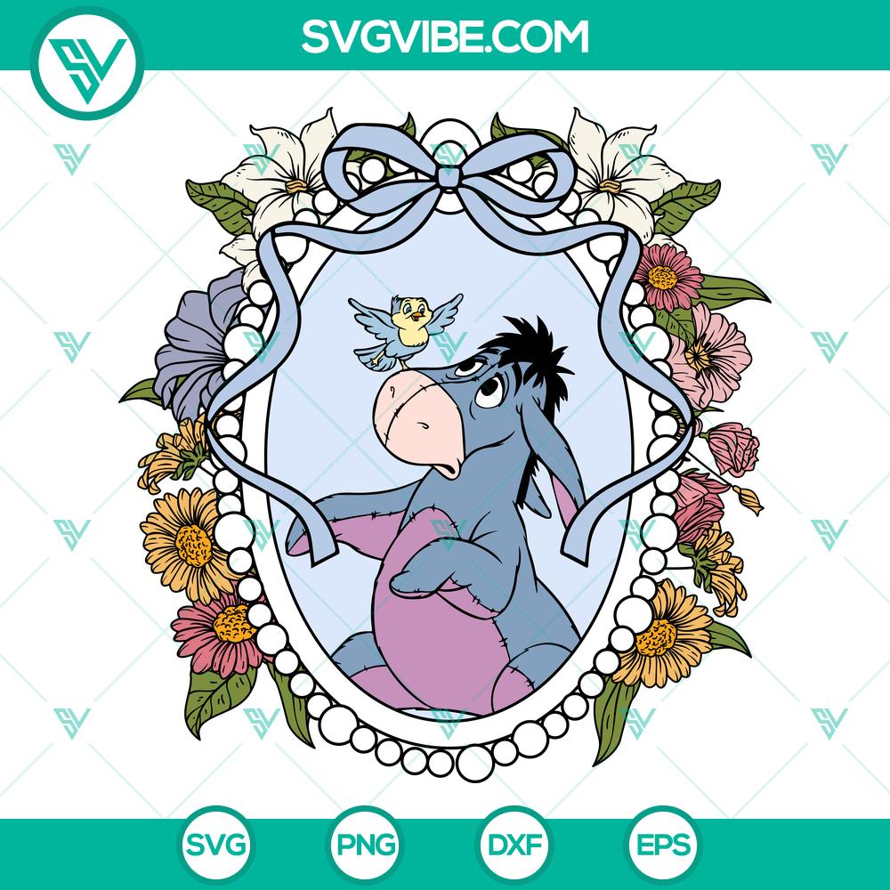 Eeyore Mirror Bow SVG | Disney Winnie the Pooh Cut Files Eeyore Mirror Bow SVG | Disney Winnie the Pooh Cut Files