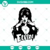 Elvira SVG featuring "Mistress of the Dark" design for Halloween, horror movie fans.