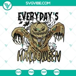Everyday's Halloween, Figurehead, and Scary Halloween SVG designs for digital use. Ideal for Halloween projects.