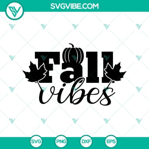Fall Vibes and Halloween Scary SVG design with Halloween elements perfect for seasonal crafts and decor.
