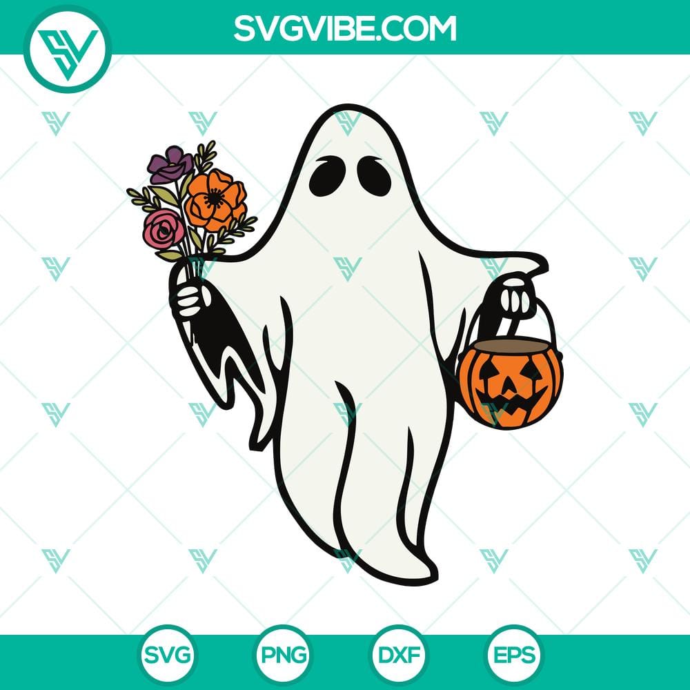 floral-ghost-svg-funny-halloween-svg-ghost-svg.jpg Floral Ghost SVG with Funny Halloween design, featuring a cute ghost. Great for crafting projects.