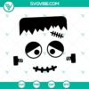Frankenstein SVG design for Halloween with scary and horror elements, perfect for spooky projects.