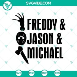 Freddy Krueger Big Shadow SVG, Nightmare on Elm Street theme with horror Halloween design, ideal for spooky crafts and decorations.