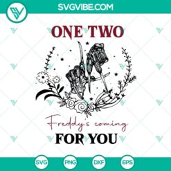Freddy Krueger Song Halloween SVG DXF EPS PNG Cut Files for Halloween Cricut & Silhouette Designs, horror movie inspired digital design.