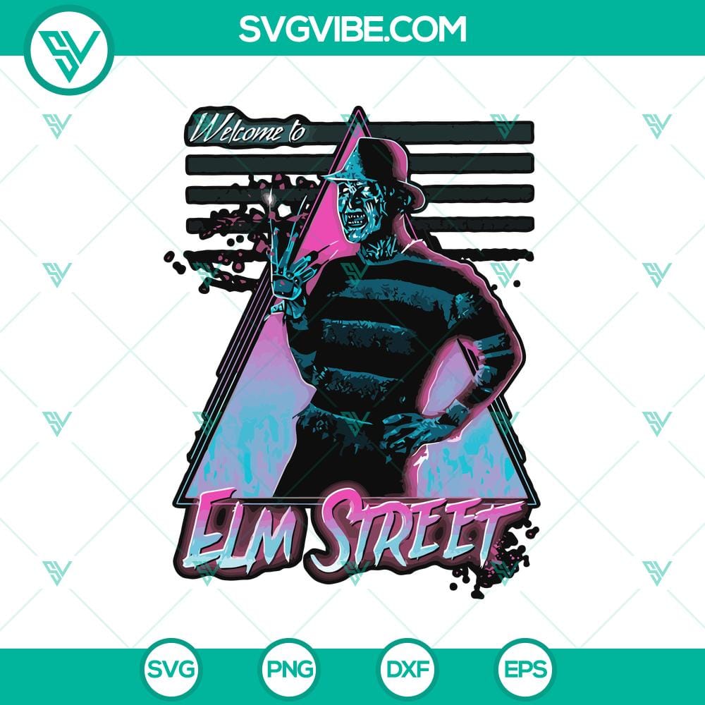 freddy-krueger-welcome-to-elm-street-svg-horror-movie-svg-halloween-svg.jpg Freddy Krueger Welcome to Elm Street SVG, Horror Movie design for Halloween projects, spooky digital SVG file.