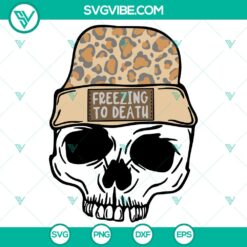 Freezing To Death SVG DXF EPS PNG Files