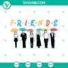 Friends Halloween Horror SVG featuring spooky elements perfect for Halloween crafts and decorations.