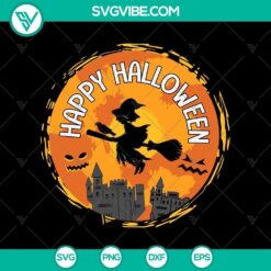 Funny Witches Brew Happy Halloween SVG design with Trick or Treat and Halloween Mom themes. Perfect for Halloween crafting projects.